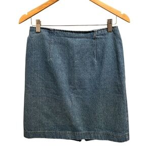 Classic Blue Denim Skirt